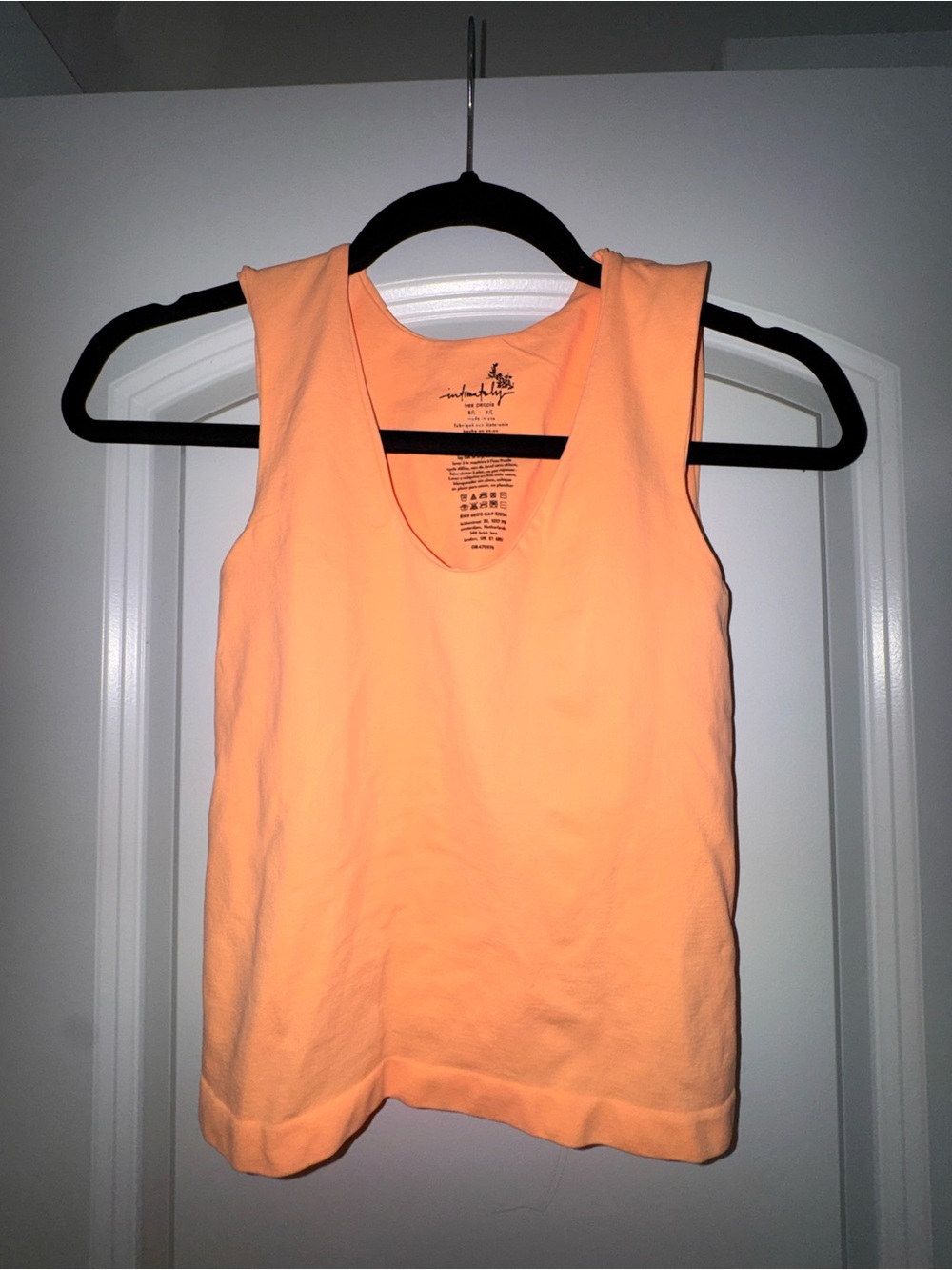 Free People Scoop Neck Tank Top - Peach